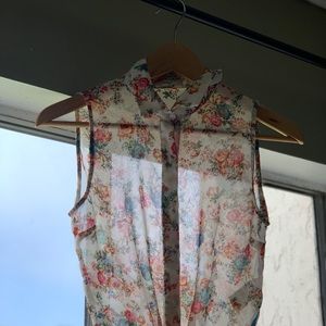 Floral Vest